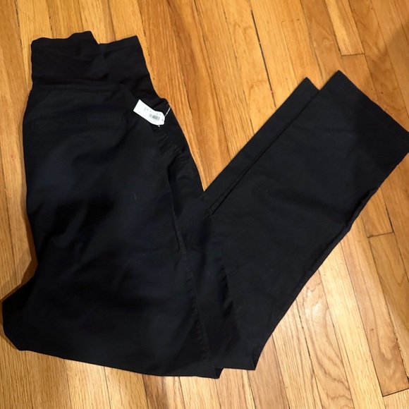 Women Old Navy Maternity pregnancy Pants black size 14 Long - Picture 2 of 4